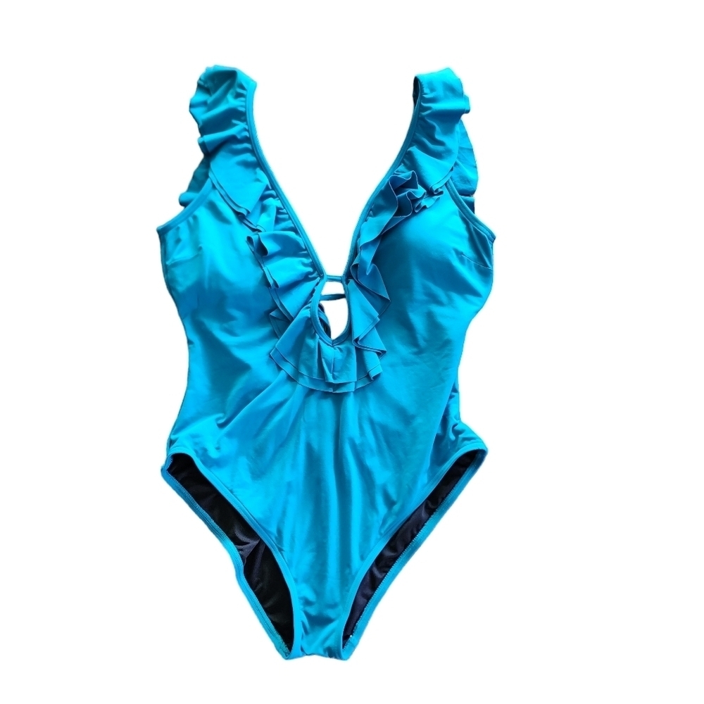 Nwot Michael Kors ruffle swimsuit size 12